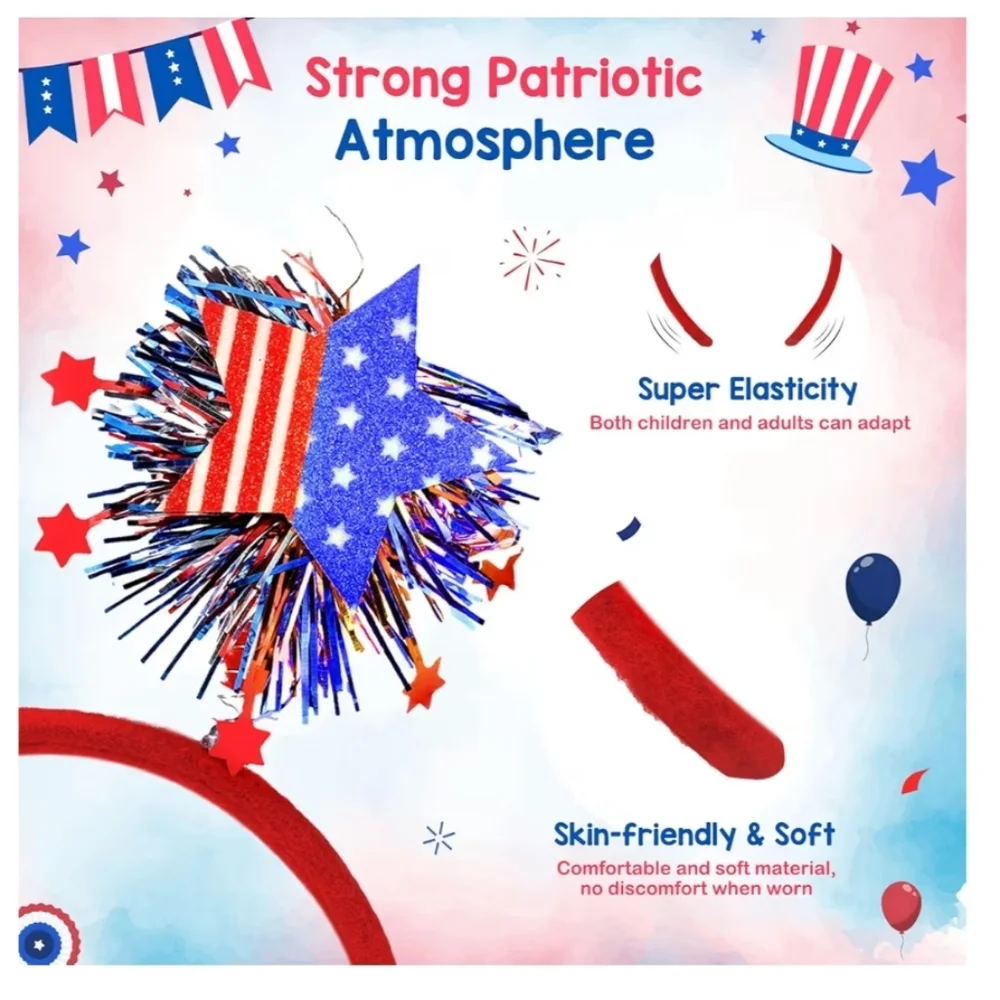 Patriotic Star Headband for Kids